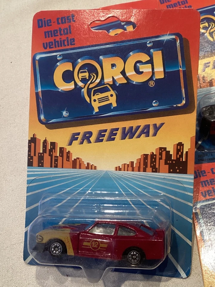 (6) 1988 Corgi Lot Of 3 1/64 Scale vintage die cast car toy collection mint (B2) - Image 2 of 4