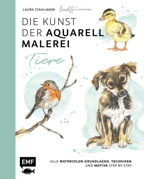 Thumbnail - Die Kunst Der Aquarellmalerei - Tiere: Alle Watercolor-grundlagen,