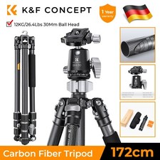 K&F Concept 172cm Carbon Kamera Stativ Profes...