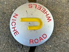 NICHE ROAD WHEELS CUSTOM ALLOY WHEEL CENTER CAP SILVER FINISH # NIC2054