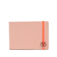 NEW LOUIS VUITTON Epi Leather Gustave Notebook PM Pale Pink Drawing Book