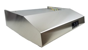 slope ducted nose 12v rv hood exterior stainless range steel style