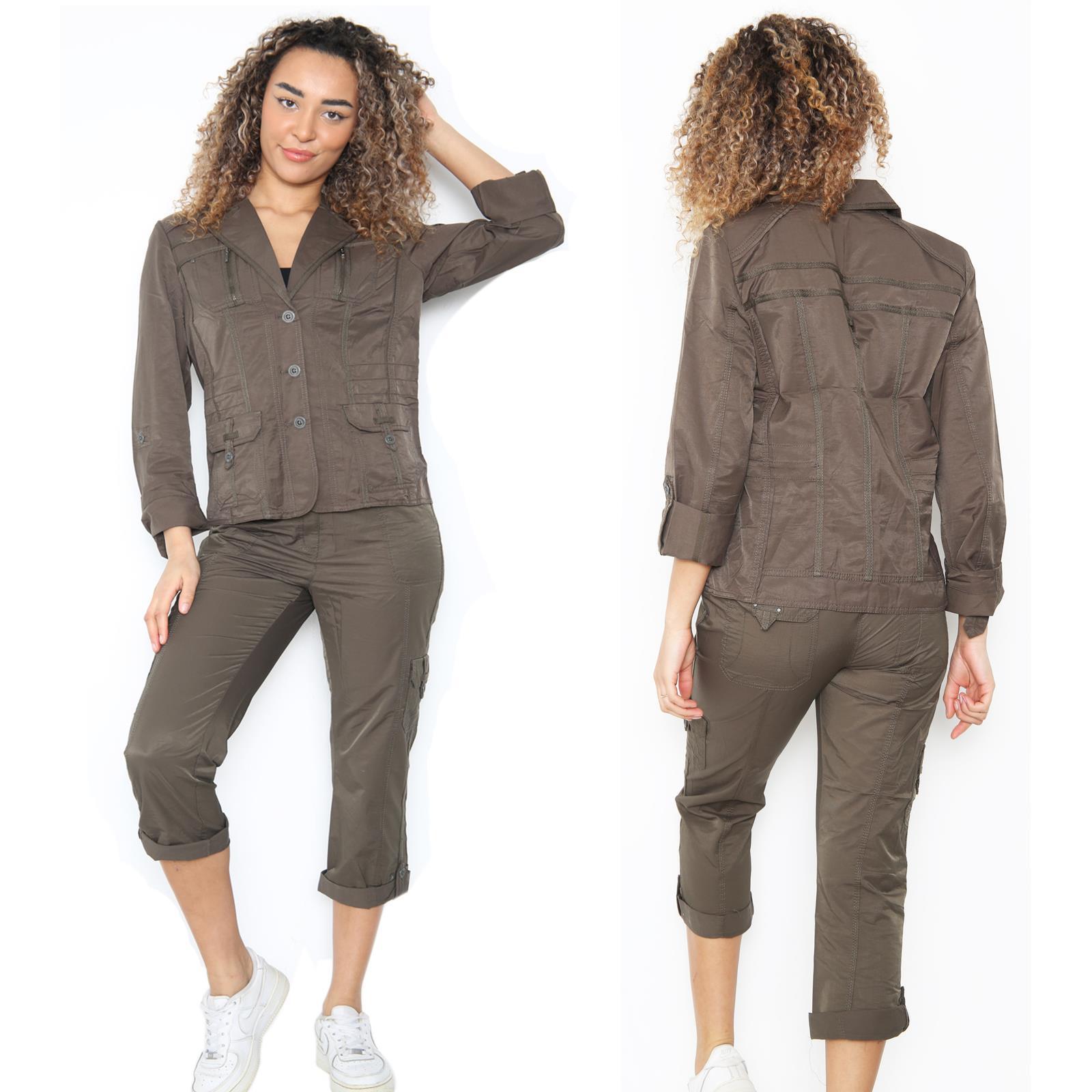 Womens Two Piece Suit Tracksuit Set Long 2Pcs Ladies Workout Top Work Bottoms UK eBay