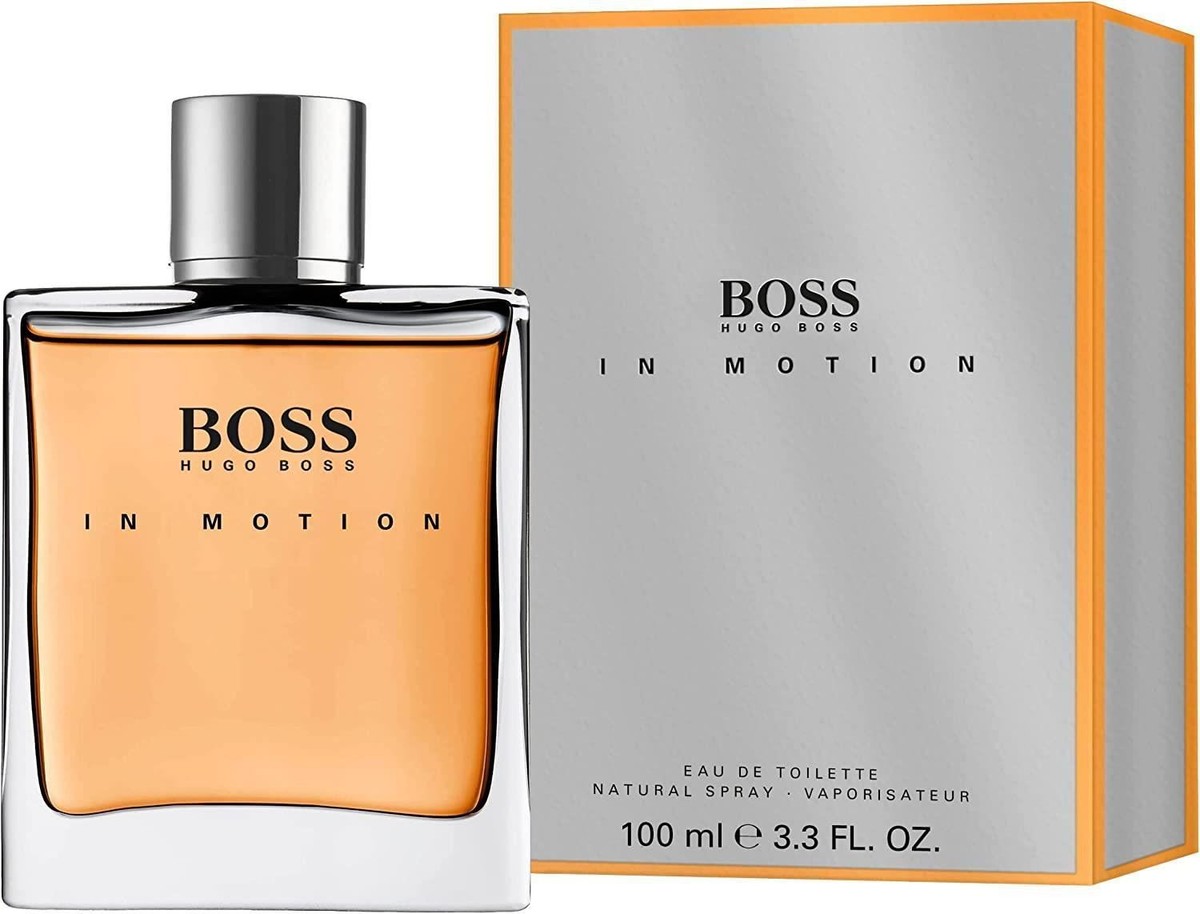 Hugo Boss Mens Gents In Motion 100ml EDT With Free Fragrance Gift
