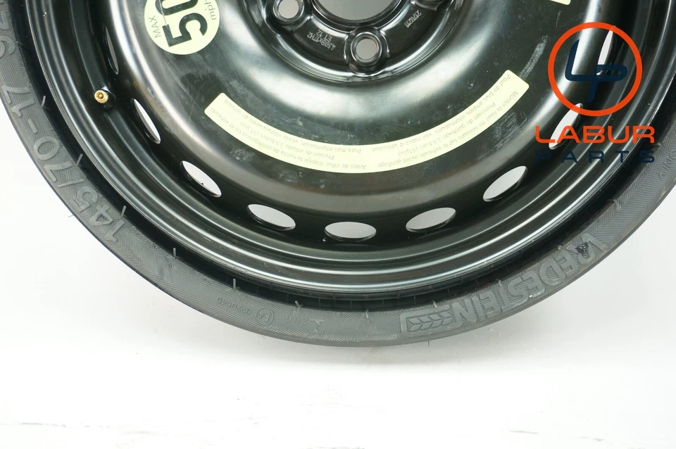 R172 12-20 Mercedes SLC SLK класс 17 дюймов пончик аварийная запасная шина колесо Z6094 - Изображение 2 из 4