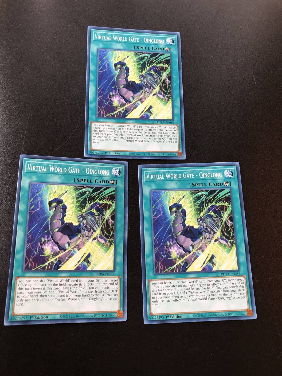 Puerta Del Mundo Virtual: Qinglong [PHRA-EN056] Común