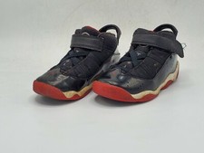 Baby NIKE 10C Air Jordan 6 Rings TD Bred Shoes Black Red 323420-062 AJ Toddler