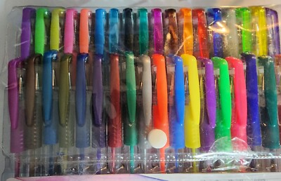 アイリーヌ 4本セット Fine Life Products Set of 36 Gel Pens & 10 Postcards NEW