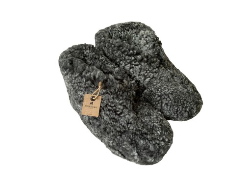 BRAND NEW- Shepherd of Sweden Ulla Wool Slipper -Grey Graphite-US 5.5- MRSP$175 - Afbeelding 1 van 4