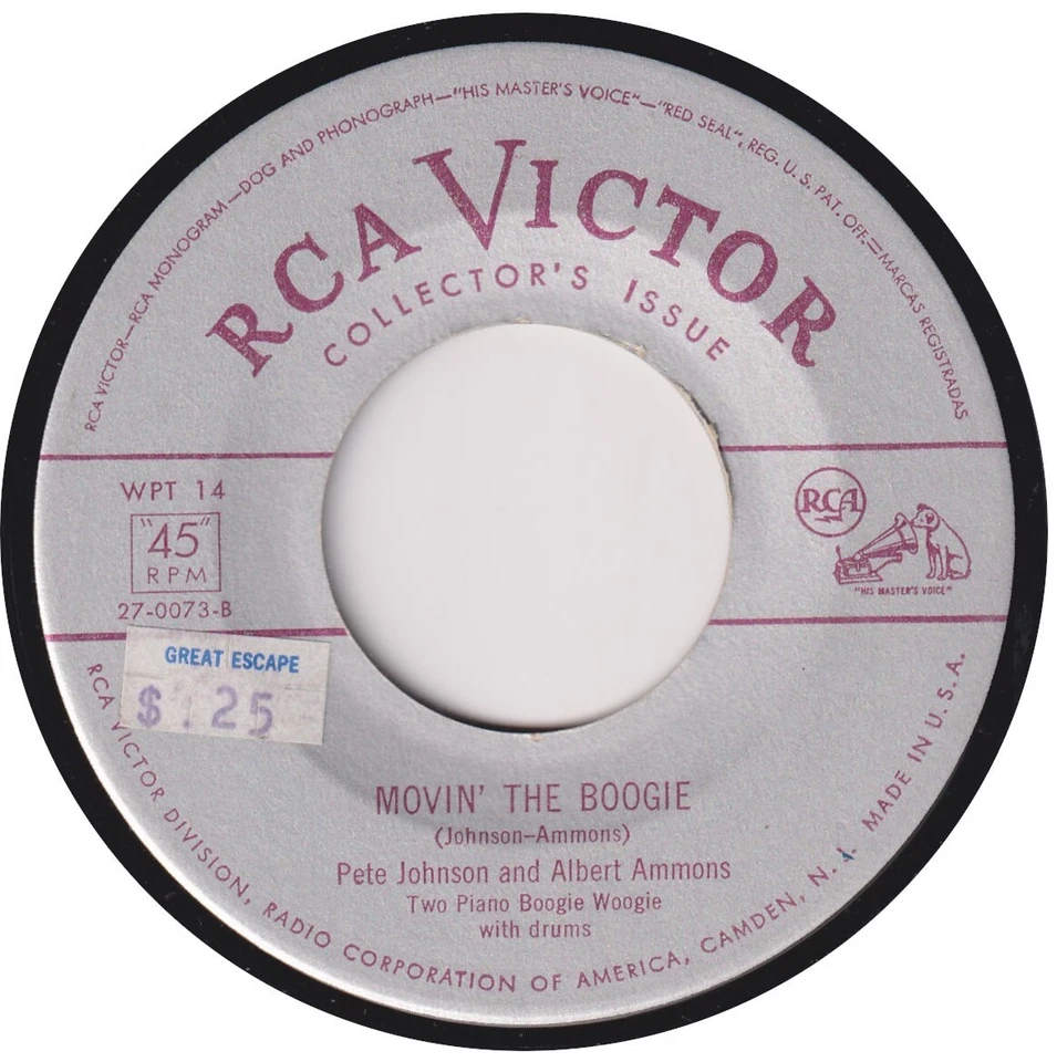 PETE JOHNSON & ALBERT AMMONS “Foot Pedal Boogie” RCA (1951) - Image 2 of 2