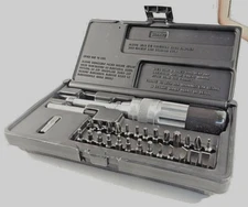 810568 Sturtevant Richmont CAL 36/4 Adjustable Torque Screwdriver 29 Piece Kit