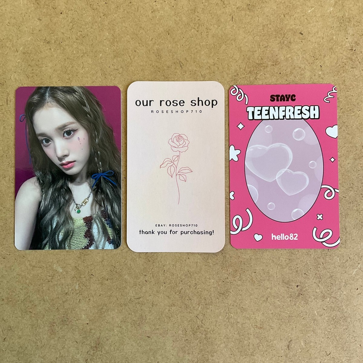 STAYC TEENFRESH HELLO82セウンLA Los Angeles STAYC photocard official 3rd MINI ALBUM TEENFRESH hello82