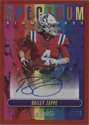 2023 Panini Absolute Bailey Zappe #SPEC-BZ