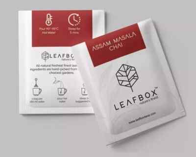 Leafbox Fresh and Strong Assam Masala Chai 20 Free Shipping World Wide