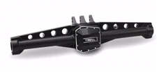 Treal Axial SCX6 Black 7075 Billet Aluminum Rear One Piece Axle Case Housing