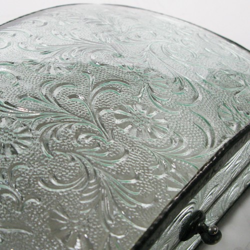 Glass jewelry box by 1178designs - Art deco style - rectangular dome - Picture 10 of 10