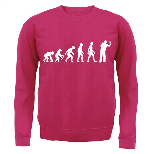 Felpa Unisex Stampa Hockey Candymix Hockey Su Ghiaccio Portiere Evoluzione Umana Unisex Bambino Felpa Bambini Qualità Premium