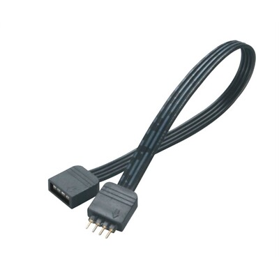 Akasa 50cm LED Streifen Licht Verlängerungskabel RGB 4-Pin Stecker auf 4-Pin Buchse Lüfter