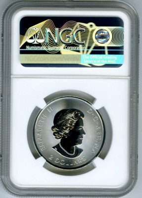 2018 $2 CANADA 1/2OZ .9999 SILVER NGC MS70 POLAR BEAR | eBay