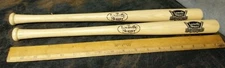 2X Louisville Slugger Museum Collection Mini Baseball Bats Collection Mint