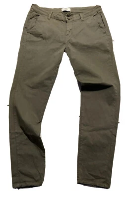 PANTALON CHINO FEMME LE TEMPS DES CERISES TAILLE US 32 FR 42 KAKI MODELE LIDY - Photo 1/4