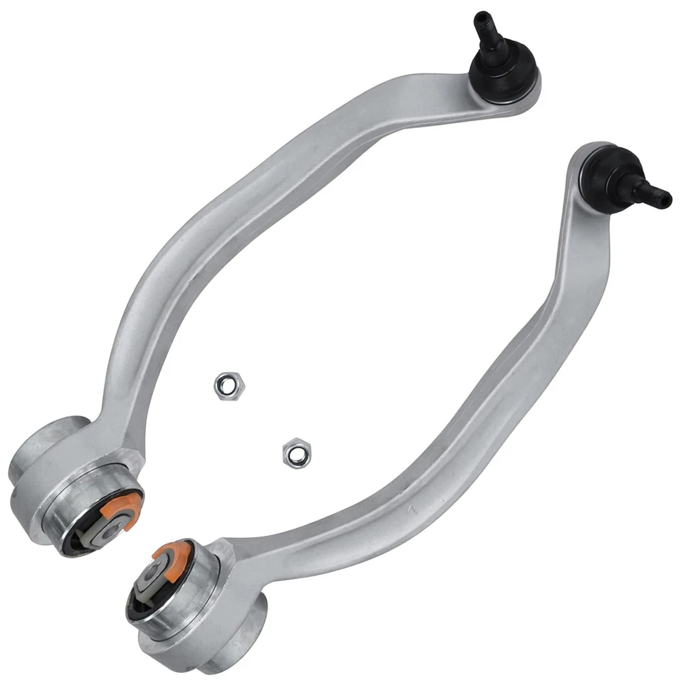 Front Lower Rearward Control Arms Sway Bars Tie Rod End Kit for Audi A4 Quattro - Image 3 of 4