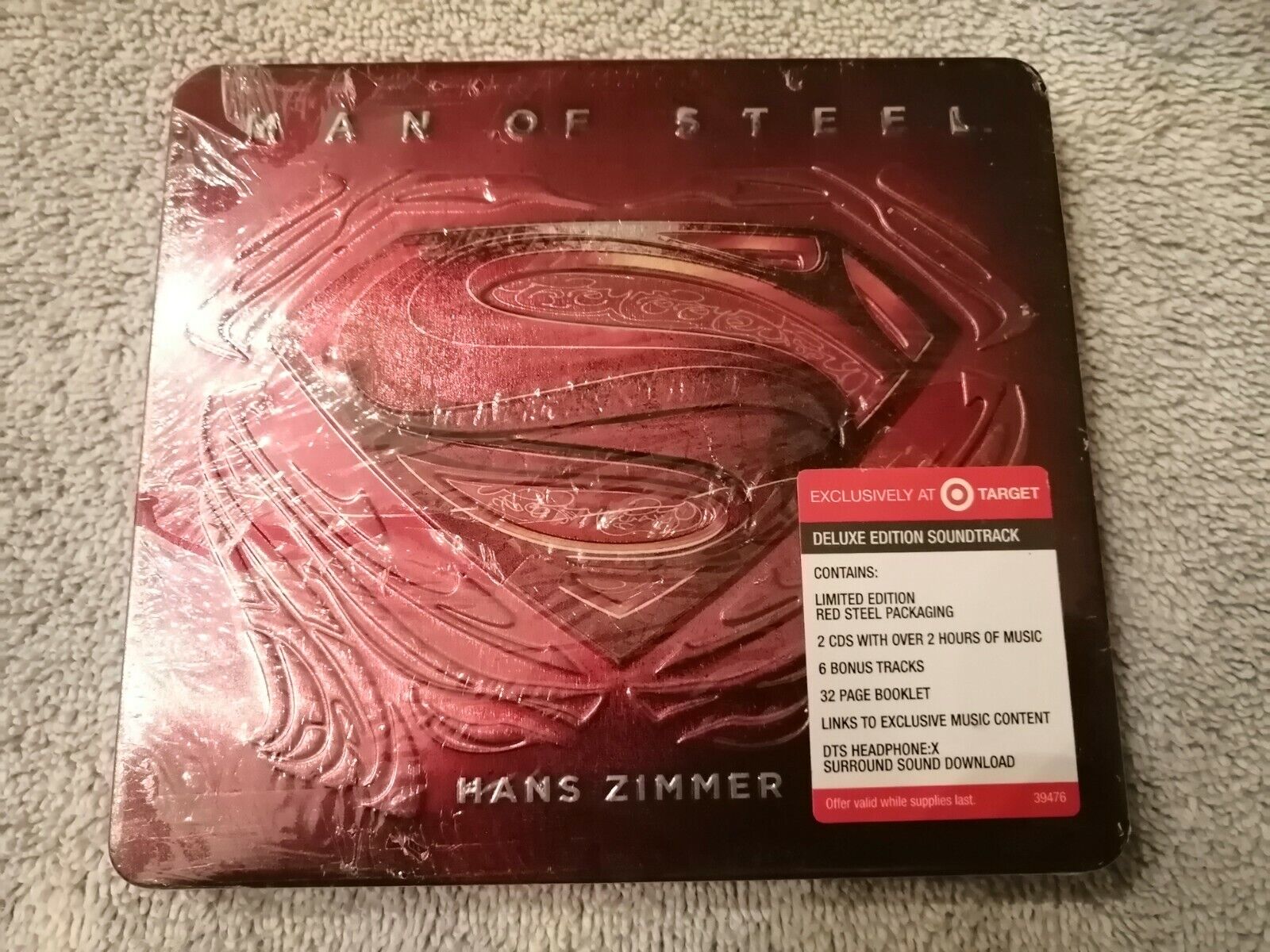 01. Man of Steel (Hans' Original Sketchbook) (Man of Steel OST - CD2) 