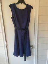 Womans Tahari Navy Blue Dress -  Size 12