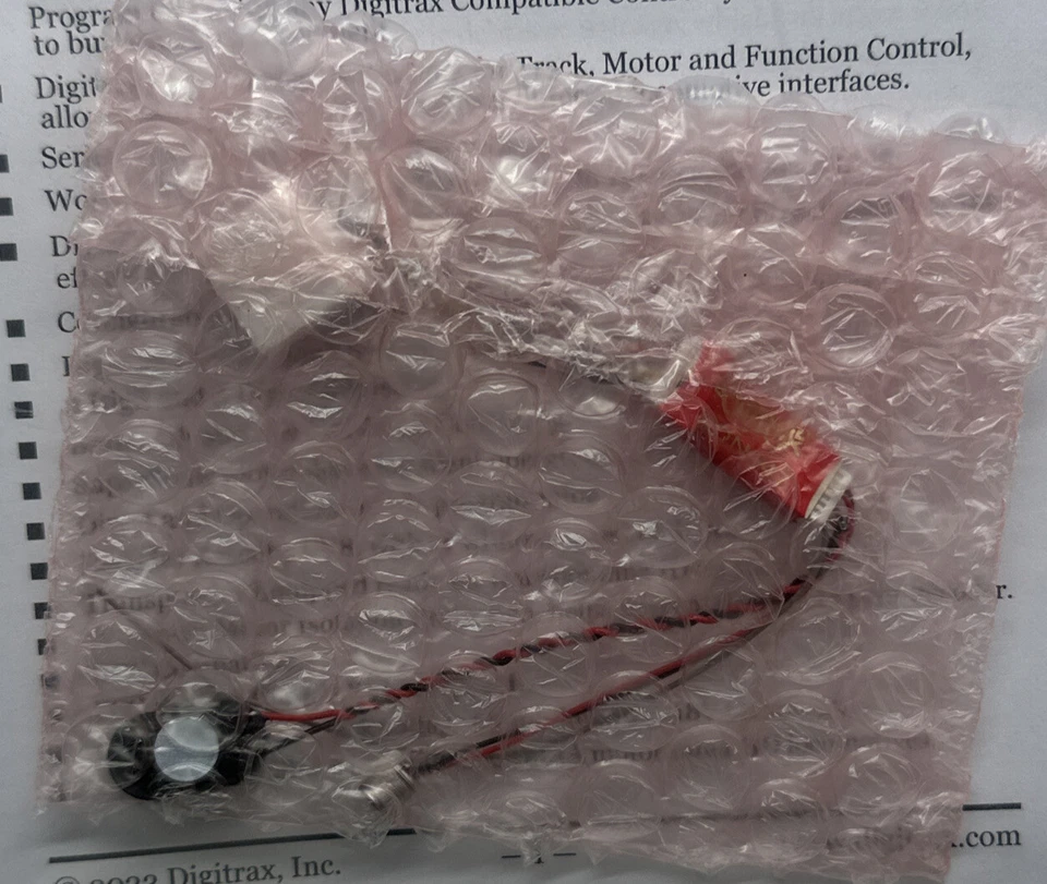 Digitrax SDN147PS N Scale Series 7 Sound Decoder with 8-pin plug & speaker 2025 - Image 4 of 4