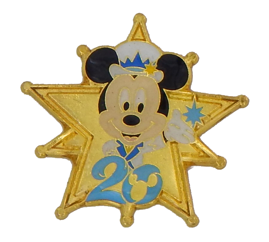 Mickey Mouse Tokyo Disneyland Sea 20 Gold Star Individual