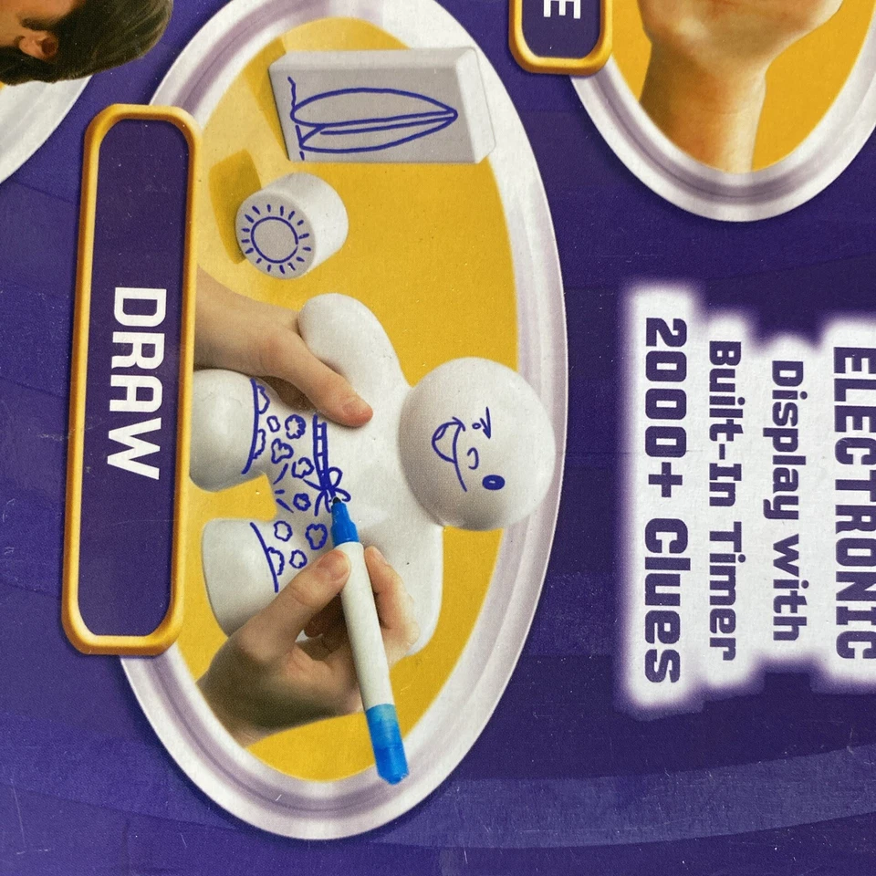 Electronic Pictionary Man Game Mattel 2008 Drawing Party - Image 3 of 4