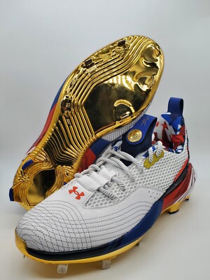 Under Armour Harper USA ST HOVR Baseball Cleats Size 3025645-100 
