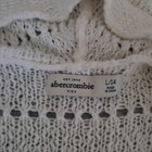 Abercrombie Kids White Crochet Open Cardigan Size 14 — photo 2