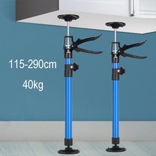2pc Cabinet Jacks for Installing Cabinets Adjustable Support Pole 115-290cm 40kg