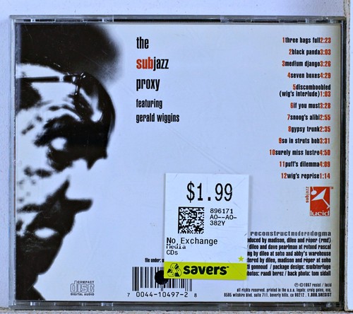 Subjazz Proxy - Autumn Somewhere (CD 1997) - Picture 2 of 2