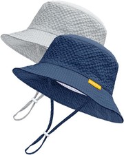 Baby Sun Hat Toddler Boy Bucket Hat Kids Summer Beach Hat Wide Brim Sun Prote...