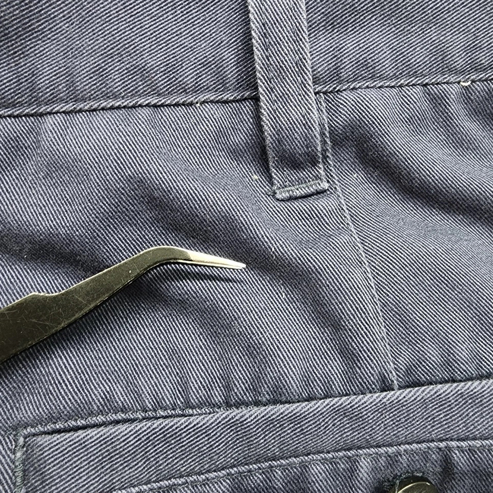 Pantalones Cortos KnightsBridge Para Hombres 38 Azul Plisado Chino Algodón Preppy Oficina Carrera Golf Foto 4 de 4