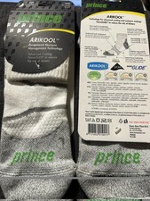 PRINCE 1 PAIR ARIKOOL (SPECIAL SQUASH) LOW CUT SOCKS Men&rsquo;s Uk Size 6-8