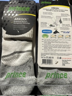 PRINCE 1 PAAR ARIKOOL (SPECIAL SQUASH) NIEDRIG GESCHNITTENE SOCKEN Herren UK Größe 6-8
