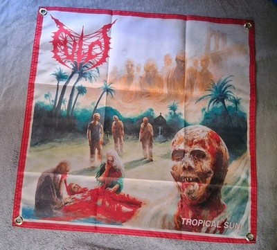 Fulci Tropical Sun 2x2ft Banner Flag Poster