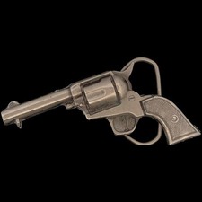 Smith Wesson S  W 357 Magnum Revolver Gun Pistol 1970s NOS Vintage Belt Buckle