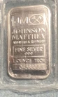 Johnson Matthey 1 oz .999 Silver Bar