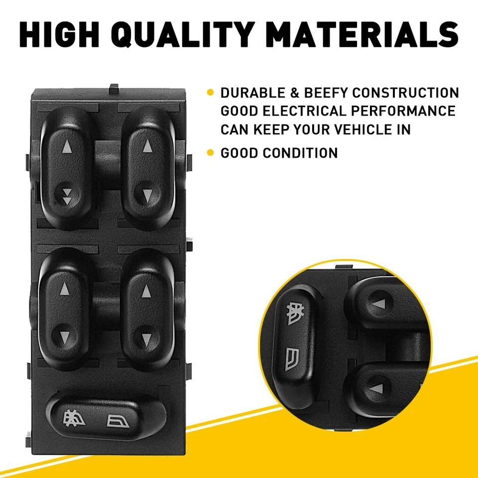 Главный боковой выключатель переднего стекла драйвер питания 2004-2008 левый для Ford TRUCK F-150 - Изображение 3 из 4