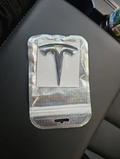 Tesla Model 3 Rear Trunk Lid T Nameplate Logo Badge Emblem OEM Chrome