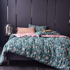 Duvet Cover Queen Size Set Boho Floral Pattern Duvet Cover Queen for Queen Si...