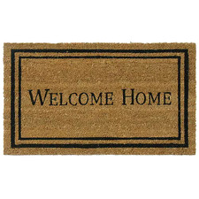 Contemporary Welcome Home 24 In. X 57 In. Door Mat