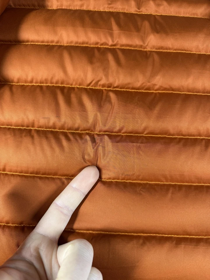 Chaleco de Plumón Patagonia Juvenil Pequeño 7-8 Naranja Abombado Pato Aislado Niños Abrigo Foto 4 de 4