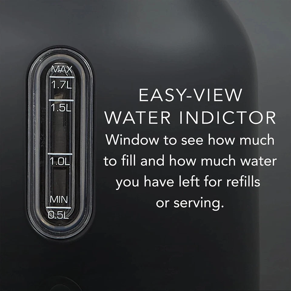 Hervidor eléctrico Chef'sChoice Gourmezza acero inoxidable 1500 vatios apagado automático Foto 3 de 4