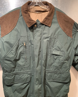 GANT Hunting Coat Barn/Chore Removable Insulated Liner Corduroy Trim  Green  XL