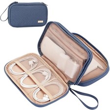 Travel Cord Organizer Case, Double Layers Tech Electronic Bag, Essentials for...
